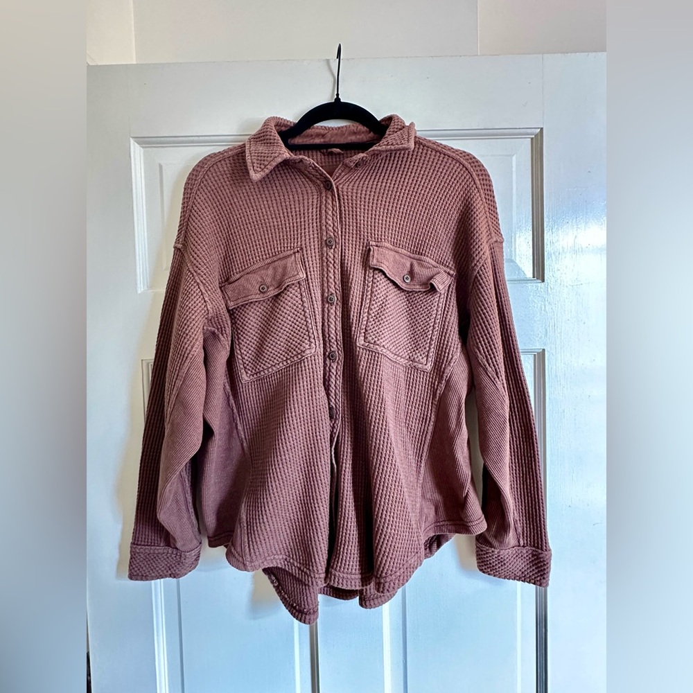 Aerie Lumberjane Waffle Shirt